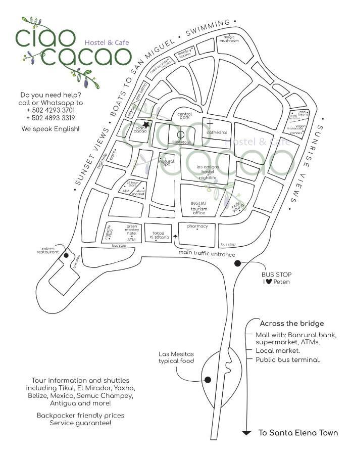 Ciao Cacao Hostel & Vegan Cafe Flores Eksteriør billede